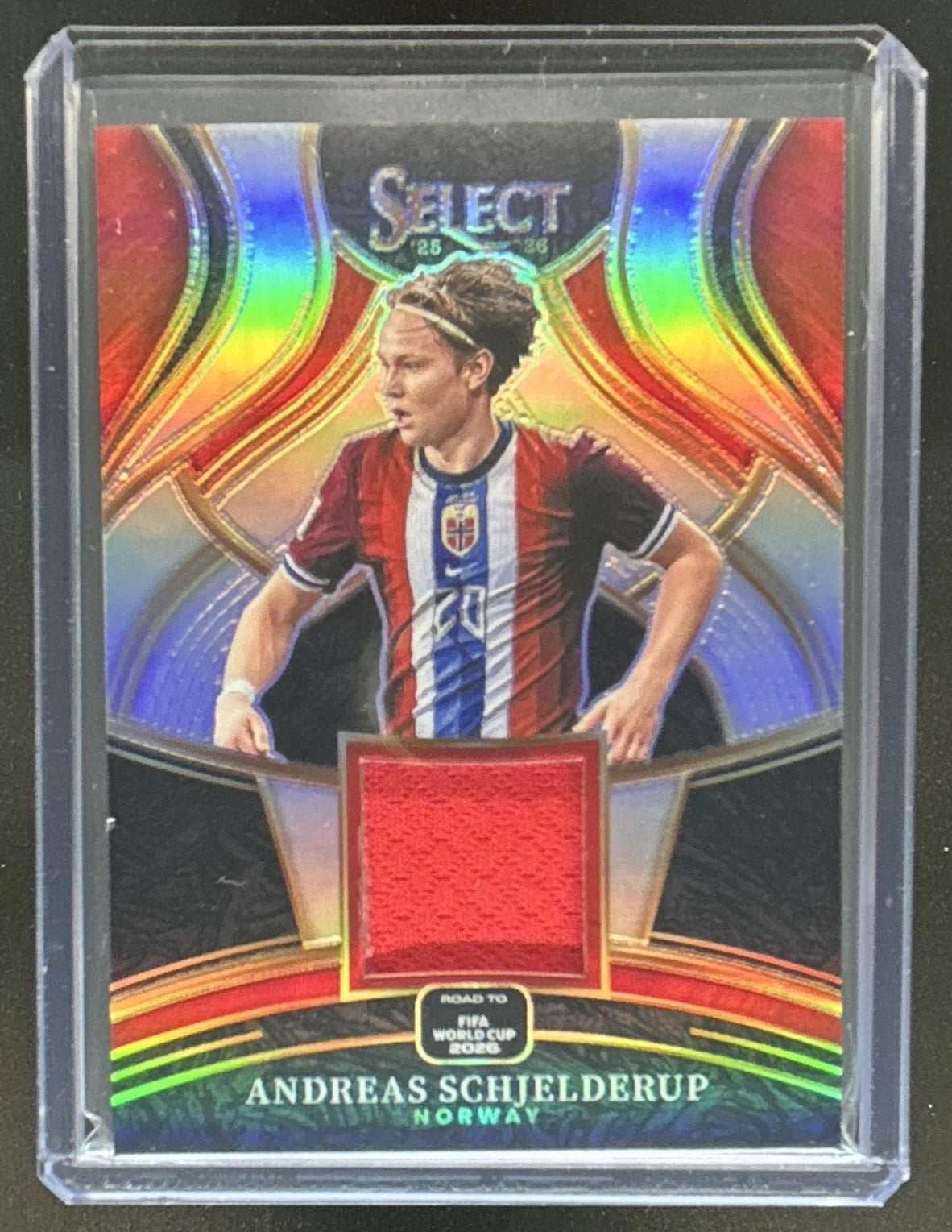 2025-26 Select Road to FIFA World Cup Andreas Schjelderup Memorabilia Jersey #19