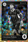 2025-26 Topps Chrome Merlin UEFA Christian Pulisic Speckle Refractor /35 #76